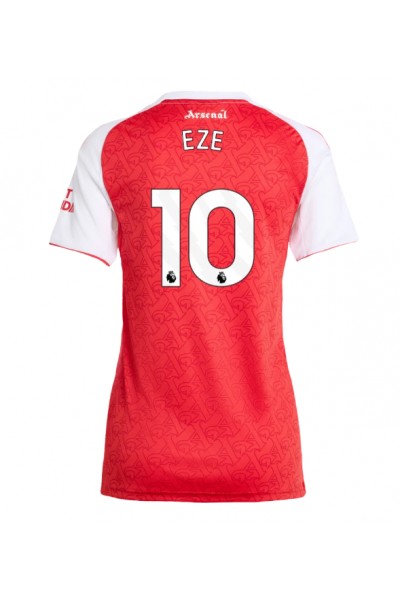 Arsenal Eberechi Eze #10 Jalkapallovaatteet Naisten Kotipaita 2025-26 Lyhythihainen Arsenal Eberechi Eze #10 Jalkapallovaatteet Naisten Kotipaita 2025-26 Lyhythihainen